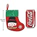 LimBridge Christmas Mini Stockings, 12 Pack 6.25 inches Small 3D Kids Glitter Set, Felt Xmas Tree Santa Claus Snowman Reindeer Gift Card Silverware Holders, Mini Personalized Holiday Treat Bag