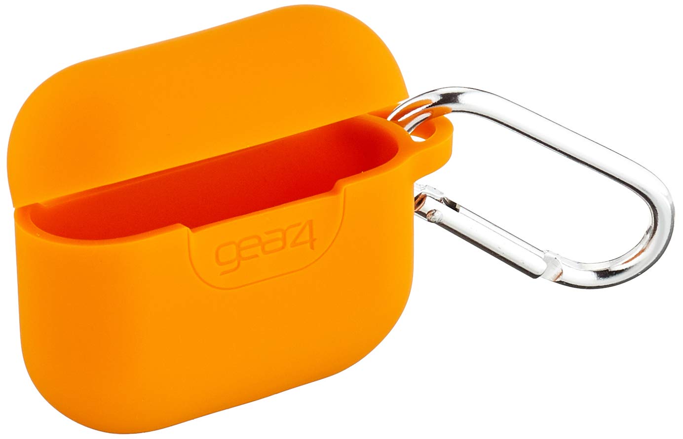 ZAGG Gear 4 Apollo Protective Case for Airpods Pro, Silicone, Slim, Wireless Charging, (Yellow)