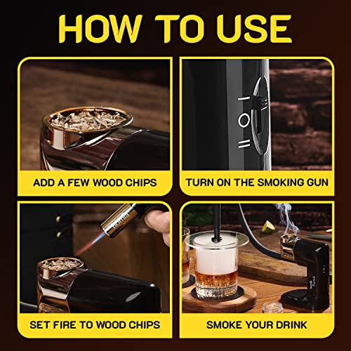 Smoking Gun Wood Smoke Infuser Starter Kit, 12 PCS, Smoker Machine