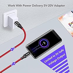 AGVEE 2 Pack 6ft USB-C OTG to Micro USB