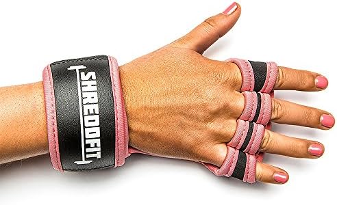 ShreddFit WOD Gym Gloves, Medium, Pink