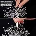 TecUnite 4000 Pieces Glass Flatback Gemstones Round Flat Back Rhinestones 6 Sizes 1.5 mm-6 mm in Box with Tweezer and Rhinestones Picking Pen for Nail Face Art Eye Makeup Decor, Crystal AB and Clear