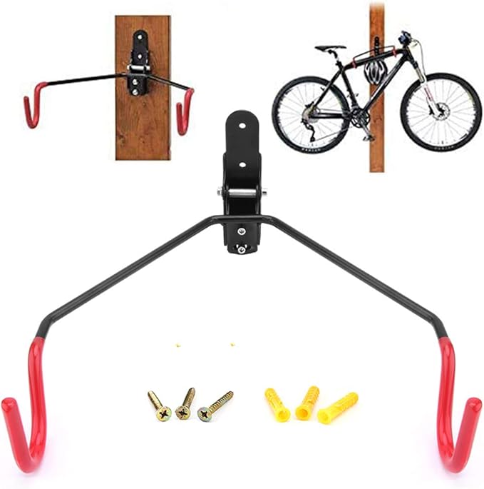 Amazon Yunce自転車壁掛けフック 自転車ハンガー バイクハンガー バイクスタンド 自転車ディスプレイ 壁 ディスプレイ ラック 自転車ホルダー 角度 調整 収納可能 Yunce ディスプレイスタンド