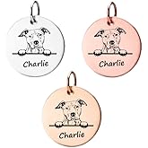 American Pit Bull Terrier Gifts, Personalized American Pit Bull Terrier Charm, Custom Engraved Dog Charm, DIY Jewelry Making, Memorial Keepsake for Dog Mom, Dog Lover Gift