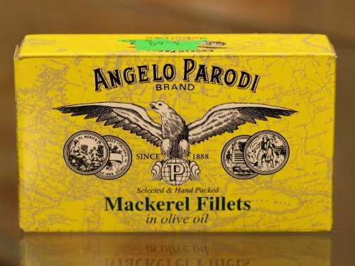 Angelo Parodi Portuguese Mackerel Fillets in Olive Oil 4.4 Oz.