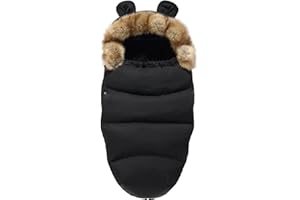 YOURCARE Footmuff Stroller Universal Baby Stroller Bunting Bags,Winter Thicken Warm Pram Footmuffs,Weatherproof Baby Sleeping