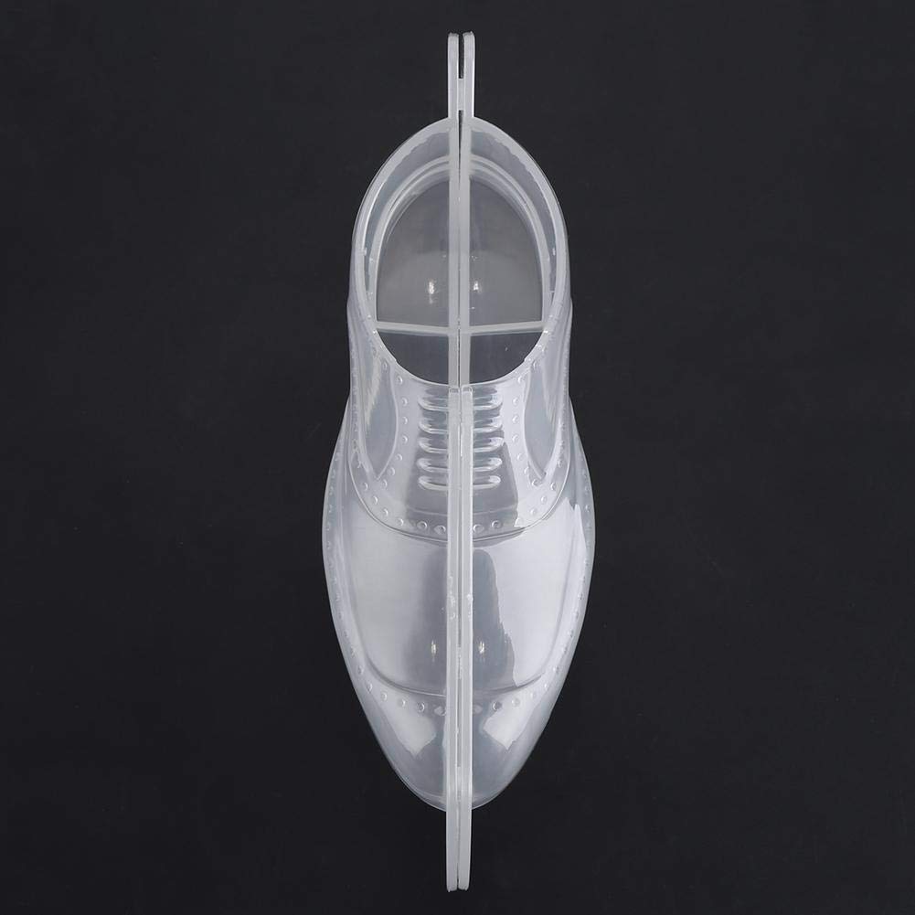 Shoes Chocolate Molds Plastic 3D Men Shoes Shape Cake Mould DIY Candy Molds DIY Wax Melt Mould Creative Baking Tools for Decorate Birthday Parties Weddings Anniversary