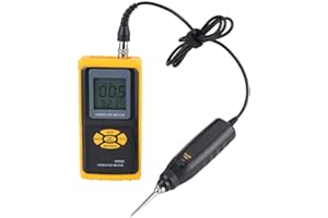 Digital Vibration Meter AR63B Handheld Vibration Tester with Piezoelectric Ceramic Accelerometer High Precision Vibrometer An