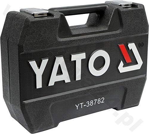 YATO YT-38782 - Socket Set 1/4-inch and 1/2-inch (72 Pieces), Schwarz, Variety Pack - Image 5