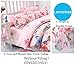 Lemontree Butterfly Bedding Set- Girls Soft Bedding Duvet Cover Set-Pink Butterflies Floral Patterns,Hypoallergenic,Microfiber -1 Duvet Cover + 1 FLAT Sheet + 2 Pillowcases JUST COVER NOT COMFORTER