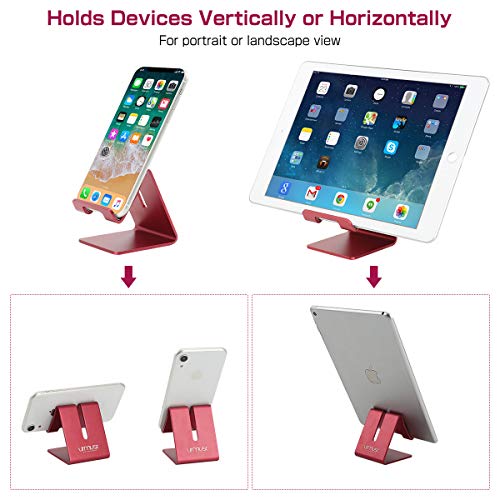 image for Urmust Desk Cell Phone Stand Holder Aluminum Phone Dock Cradle Compati