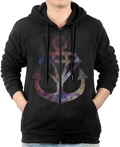 Men's Unique Stay Sick Galaxy Diamond Anchor Hoodies.