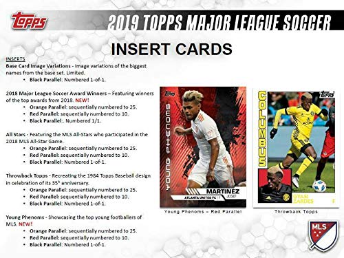 2019 Topps MLS Soccer Unopened Blaster Box of Packs with One GUARANTEED JUMBO RELIC or DUAL RELIC Card Per Box - Thumbnail 6