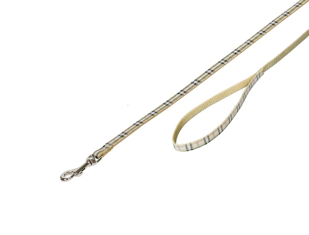 Nobby Leash Tartan, 120 cm/ 10 mm, Beige