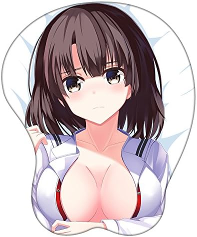 huatech Cartoon Anime Gaming Silicone Soft Mouse Pad with Wrist Support- Premium Mouse Pad with Wrist Rest - Latest Custom Non-slip Design(HT05024)
