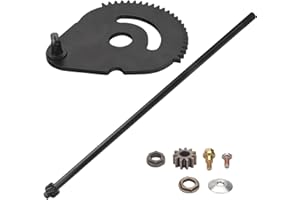 DECKMAN 【55.5cm】 738-0919A 738-0919B Steering Shaft & 617-04094 Steering Gear Kit W/Bushing 948-0389 Steering Rod Cap Washer Screw for MTD Troy Bilt Series Mowers 948-0389 710-1309 941-0656A 741-0656A