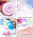 5 Pack Travel Bottles, Leakproof Silicone Refillable Travel Containers, Squeezable Travel Size Tube Sets Cosmetic Toiletry Containers for Shampoo Lotion Soap