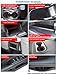 Auovo Anti Dust Mats for Toyota Camry 2018 2019 Custom Fit Door Pocket Liners Cup Holder Pads Console Mats Accessories(16pcs/Set) (red)