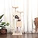 Hey-bro 60 inches Large Multi-Level Cat Tree Condo Furniture with Sisal-Covered Scratching Posts, 2 Plush Condos, 2 Plush Perches, for Kittens, Cats and Petsthumb 4