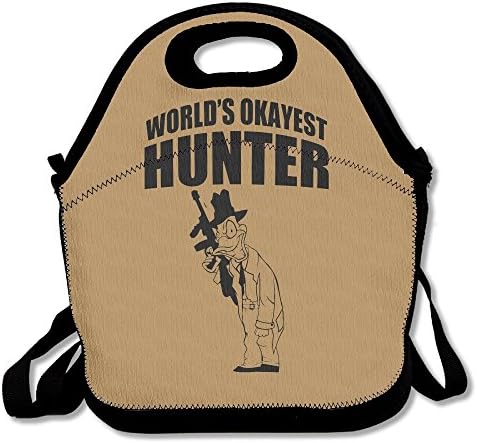 GUOFULIN Hunter Duck Lunch Bag Gourmet Insulating Popular Lunch Tote Strap Box Cooler Container Bags Picnic Handbag Pouch For Women Men Kids Girls