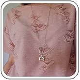 Sttiafay Crescent Moon Pendant Necklace Half Moon Chain Necklace Gold Long Chain Necklaces Small Crescent Necklaces Jewelry for Women