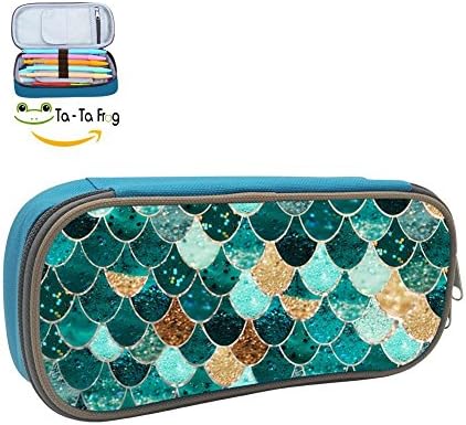 Really Mermaid Pencil Bag Pen Case, Students Stationery Pouch Zipper Bag for Pens, Pencils, Highlighters, Gel Pen, Markers And Cosmetic