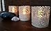 24 Flameless Flickering LED Tea Light by Frux Home and Yard - Battery Operated Candles, Holders Decorative Votive Wraps Included