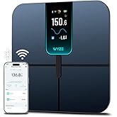 Wyze Scale Ultra Smart Scale for Body Weight, BMI &amp; Muscle Mass | Wi-Fi &amp; Bluetooth Sync, 4.3" Color Display, Tracks 13 metrics, Heart Rate Tracking, Baby/Pet/Luggage Mode, 400lbs Capacity