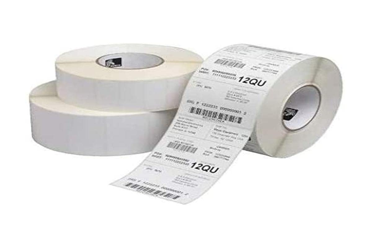 Zebra 5180 Labels – 2580 Label Perfo Box of 12, 76 mm, Box of 12