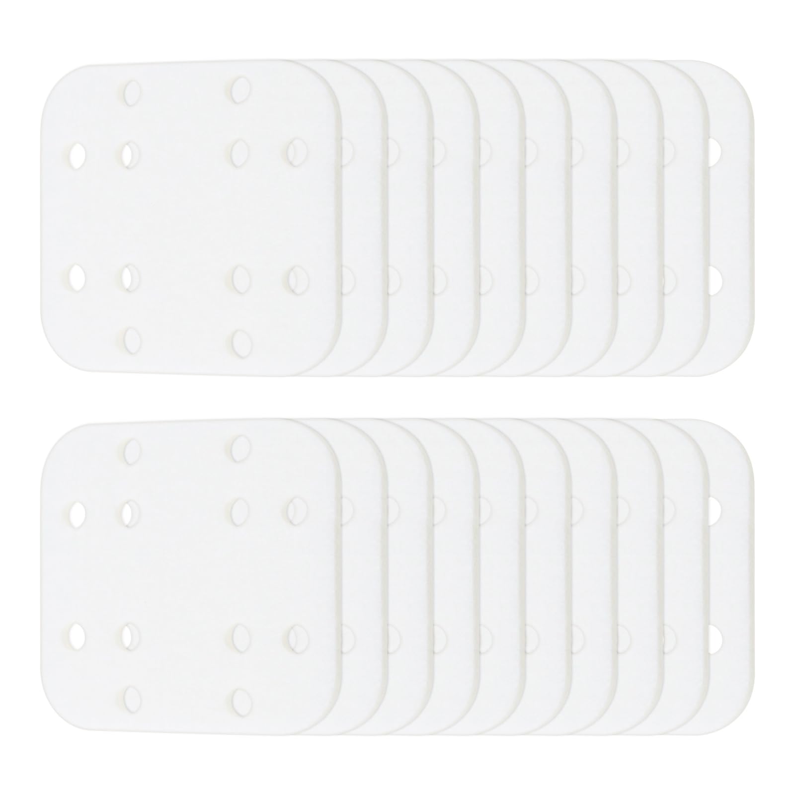 SG Store 20Pcs Absorption Pads Replacement Compatible with Elechomes UC5501/ SH8820/ SH8830 Descaling Pads Cellucotton Humidifier Descaling Pads 55x50mm