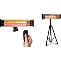 Amazon.com : Infrared Outdoor Electric Space Heater - 1500W Fast Heating  Outdoor Wall Heater Odorless Waterproof Electric Patio Heater u0026 Heat Storm  HS-1500-TT Infrared, 7 ft Cord, Tripod + Heater : Patio,