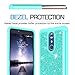LeYi for ZTE Zmax Pro Case,ZTE Carry Case for Girls Women, Luxury Glitter Bling Cute Design [PC Silicone Leather] Shockproof Protective Case for ZTE Z981 Mint