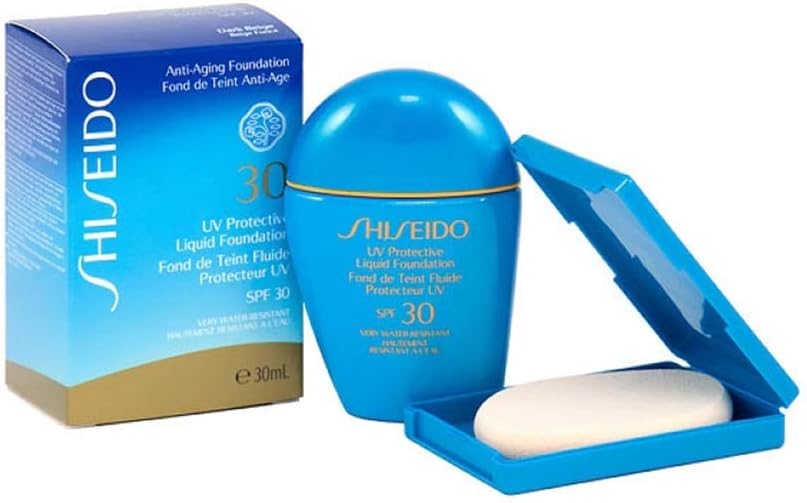 shiseido uv protective liquid foundation medium ivory