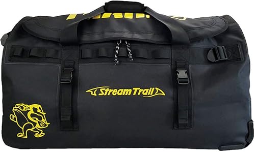 Amazon Streamtrail ストリームトレイル Wpトロリーダッフル シナノ Shinano 大型トローリーバッグ 95l キャリー バッグ ブラックイエロー スーツケース