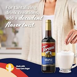 Torani Coffee Syrup, Maple Flavoring for
