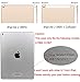 iPad Air 2 Case, AiSMei Rotating Stand Case Cover with Auto Wake Up/Sleep Function For Apple iPad Air 2 [Model A1566 A1567] the 6th Gen 9.7-Inch iPad Released in 2014, Bonus Stylus + Film - Gold
