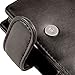 TUFF LUV Genuine Western Leather Case Cover for Cowon Plenue D / D2 (2nd Gen) - MP3 - Black