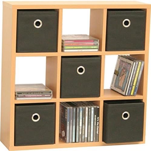 Home 9 Cubo de Almacenamiento – Incluye cajones de Tela estantería para