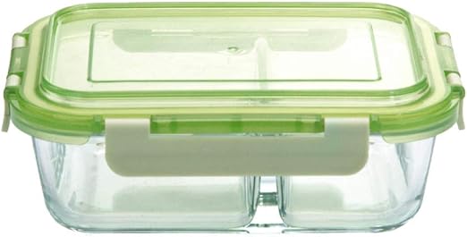 Recipiente de almacenamiento de alimentos hermético con contenedores de