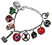 First_Look Marvel Comics The AVENGERS ( 11 Themed Charms) Metal/Enamel Charm BRACELET
