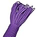 100ft Type III 7 Strand Core Paracord 550 Parachute (26# Purple)