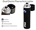 Tesla Coil Lighters™ 360° Dual Arc USB Rechargeable Windproof Electrical Plasma Arc Lighter - Choose Your Color (Black)
