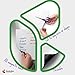 Magnetic Whiteboard for Fridge (Set of 4) Dry Erase Board for Refrigerator, Small Magnetic Whiteboard for Refrigerator Door, (10x10) Magnetic Sheet with 6 Dry Erase Markers (4 Boards)