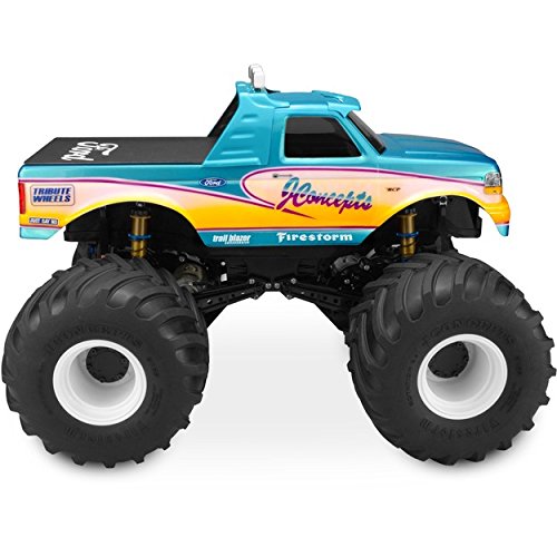 1/10 1993 Ford F-250 Monster Truck Clear Body with Racerback and Visor