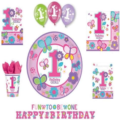 Amscan Sweet Girl First Birthday Plastic Tablecover, Multi-colour, 94.5 x 51.2 inch (Rectangular) - Image 5