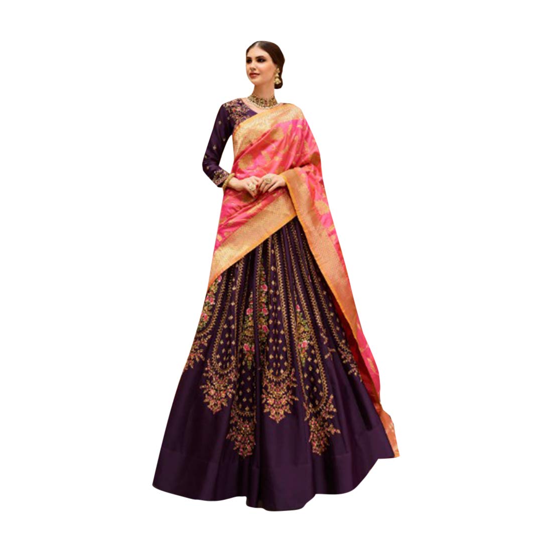 pure silk ghagra choli