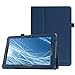 Insignia 10.1 Inch Tablet NS-P10A7100 / NS-P10A8100 Case, Fintie Slim Fit Premium Vegan Leather Folio Cover with Stylus Holder for Insignia Flex NS-P10A7100 / NS-P10A8100 Android Tablet, Navy