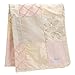 Crib Bedding Set Florence by Glenna Jean | Baby Girl Nursery + Hand Crafted with Premium Quality Fabrics | Includes Quilt, Sheet and Bed Skirt with Pink and Ivory Accents