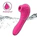  Clitorial Suction Vibrator Feelingirl Rechargeable G Spot Clit Vibrator for Women, Waterproof Nipple and Clit Stimulator Viberate Adult Toy Sucking Toy with 10 Sucksex and 20 Vibration Modes 