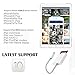 SD Card Reader, Lighting to SD Card Trail and Game Camera Reader for iphone5/5s/5c/6/6s/6 Plus/7/7 Plus/iPad Mini/Air, No App Required- IOS 9.2 or up to 10.3.2 (White)